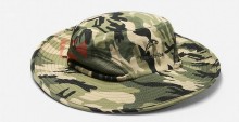custom ventilated safari hat outdoor camo bucket hat