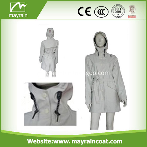 Ladies PU Raincoat on Sale