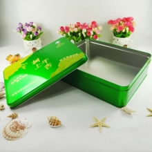 custom printing colored rectangle tin box for card game