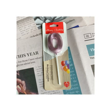 Number Glitter Happy Cake Sparkler Birthday Candle