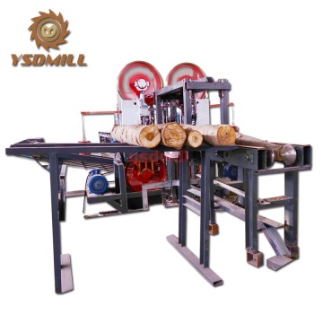 Double Cutting 2 Heads Vertical Band Sawmills for Wood Processing and Log Cutting