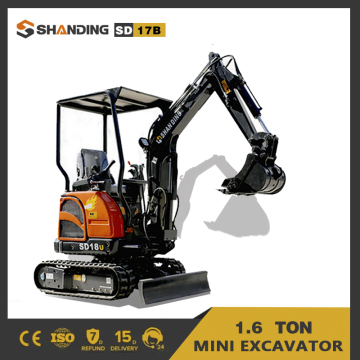 Hydraulic 2t crawler mini excavator price