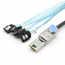 Mini-SAS 26p to 4 SATA Cable