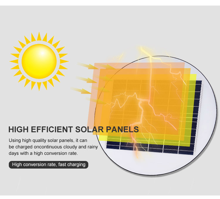 waterproof IP67 solar powered 500w solar street garden light