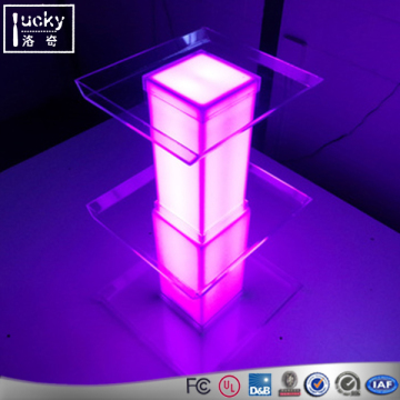 Three Layer Lighting Shelf For Advertising