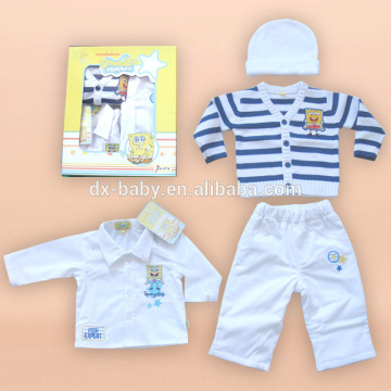 SpongeBob baby gift set sweater SpongeBob baby clothes(SpongeBob authorized production)
