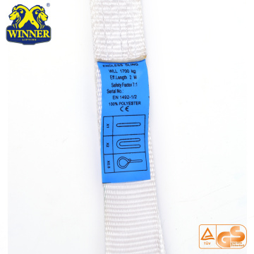 Sterkte Lifting Sjorren Eindeloze polyester ronde sling