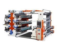 Six color 600mm plastic T-shirt bag printing machine