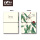 Custom green leaf love style soft-cover notebook