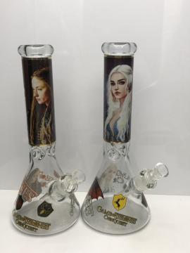 Small Beaker Bongs with Two Lovely Girl Portraits