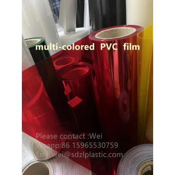 2023 Warna film plastik PVC kaku untuk thermoforming