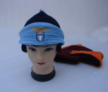 wholesale products Custom jacquard patterns winter knitted hat