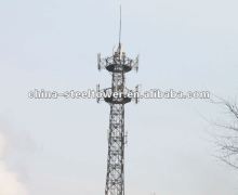 Telecommunication Steel Tower Tubular Tower/Self Supporting Steel Tower