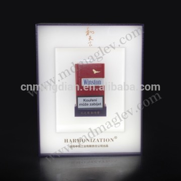 Acrylic lighting cigarette display,led acrylic box for cigarette display