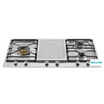 36 Segar Cooktop 3-Burner dan Griddle