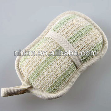 Hemp Cleaning Bath Sponge Pad Bath Scrub