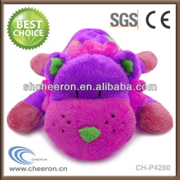 Plush purple hippo Stuffed hippo toy