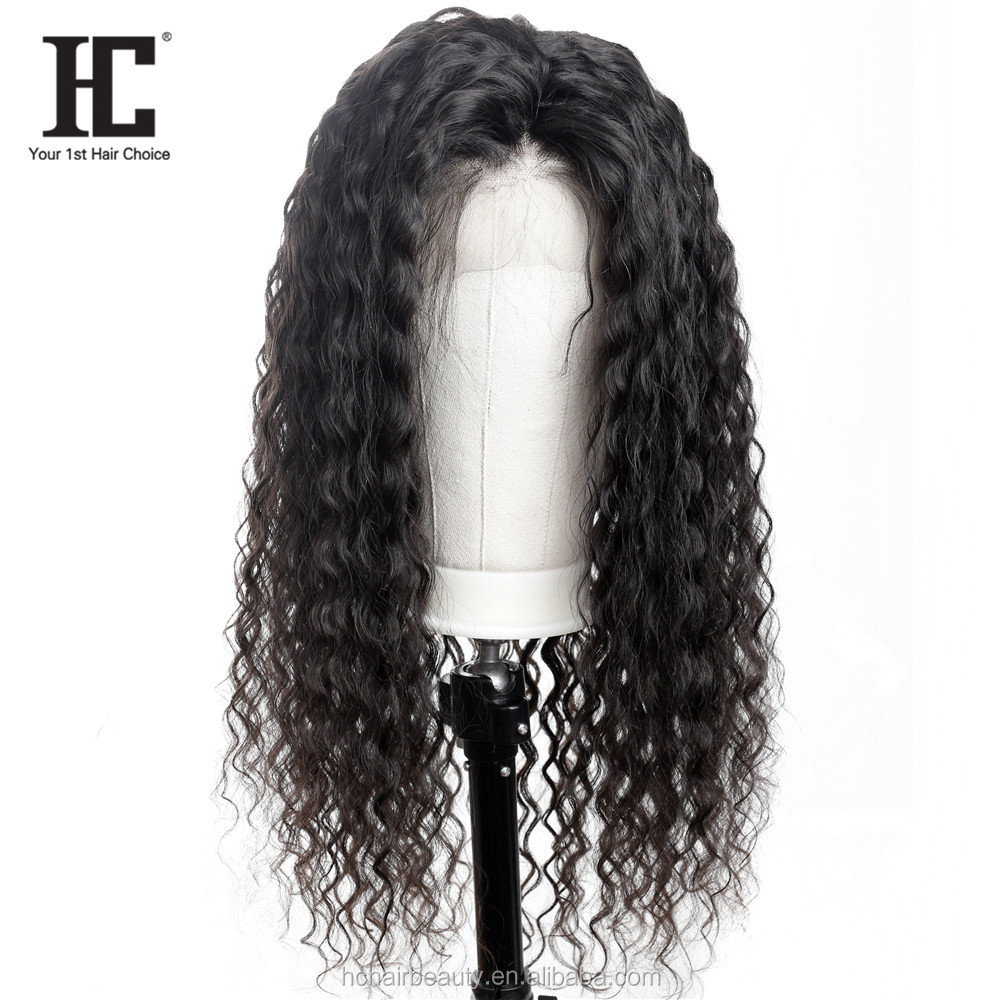 Water Wave 360 Lace Frontal Wig Brazilian Remy Human Hair Wigs Pre Plucked Natural Hair Line With Baby Hair