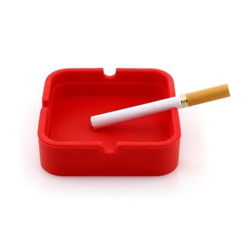 Stackable Silicone Square Ashtray for Home Smoking Accessories