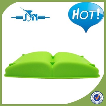 Plastic leaf shaped silicone mold