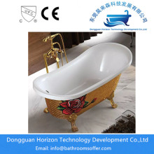 Goodwin Acrylic Clawfoot Tub in White