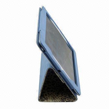 Bead Leather Cover for iPad 3, with Eco-friendly Material, Classic Design, OEM Services are Provided