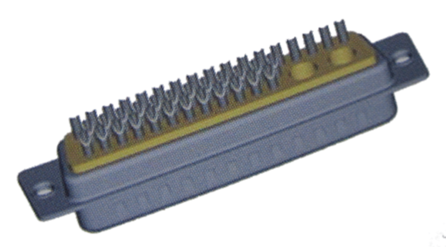 43W2 Coaxial D-Sub Plug Connectors Solder Type