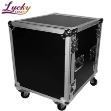 Factory Direct 12U Amp Rack Case - 12 Space Rolling Flight Case