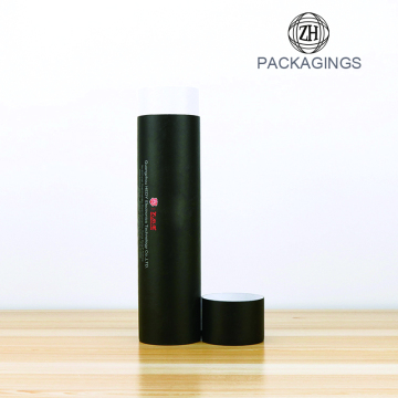 Matte black paper mailing tube/mailing packaging
