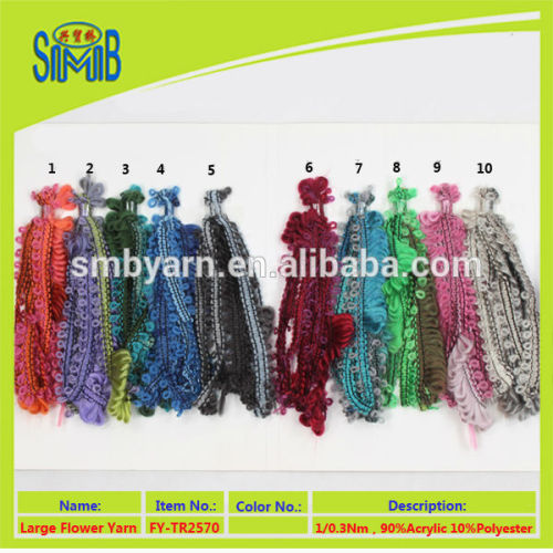 best selling market price for blended flower yarn