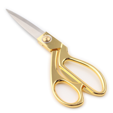 10.5" Gold-Plated Professional Stainless Steel Sewing and Tailoring Scissors for Fabric and Cloth Cutting