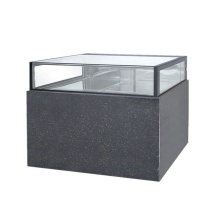 Double Door Refrigerated Chocolate Display Showcase for High-Quality Cakes