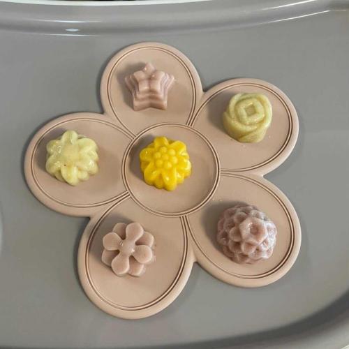 forma de flores de moda silicona para bebés