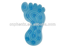 Foot shape bath mat