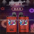 Bar Iget jetable 3500 Puffs saveurs Vape Australie