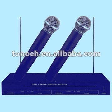 dual-channel VHF wireless handheld microphone