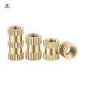 straight knurled brass insert nut