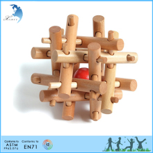 Brain teaser children wood jigsaw puzzle constructing