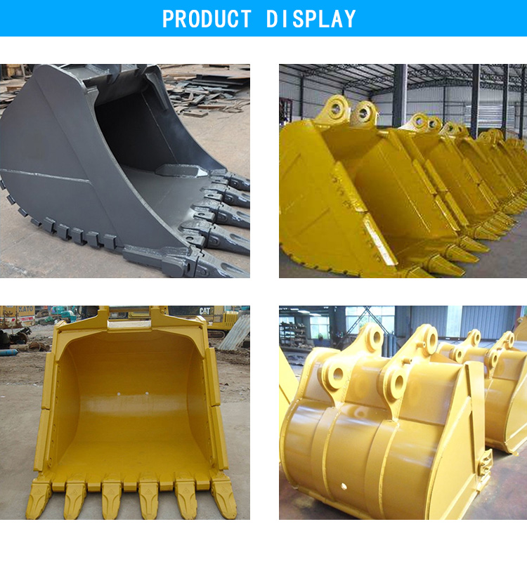 Wholesale customized rock type excavator bucket excavator crusher bucket