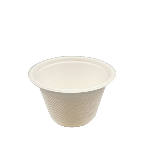 Biodegradable Disposable Bagasse Pulp Hot Coffee 4oz Cup