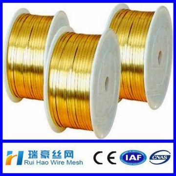 Anping low price 65% brass wire in spool price/brass wire wheel brushes