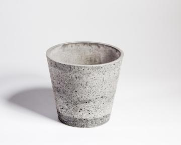 Stylish Marble-Faced Flower Pot