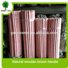 Italian screw Natural Wood stick/Wood broom stick