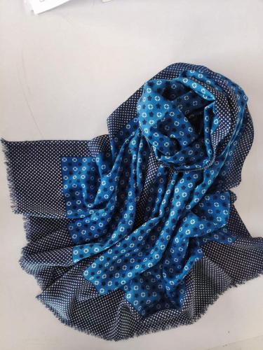 Chal de lana de lana de impresión de bufanda para hombres estilo eueopen