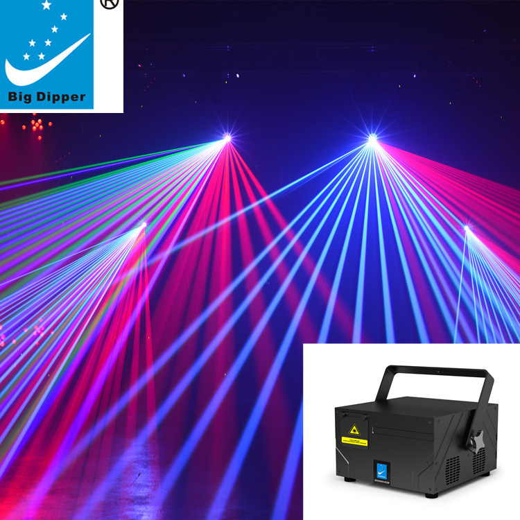 Big Dipper Betopper SevenStars 3W animation rgb laser lights SD30000+RGB
