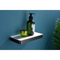 Wall Mounted Shelf With White Slab Stone