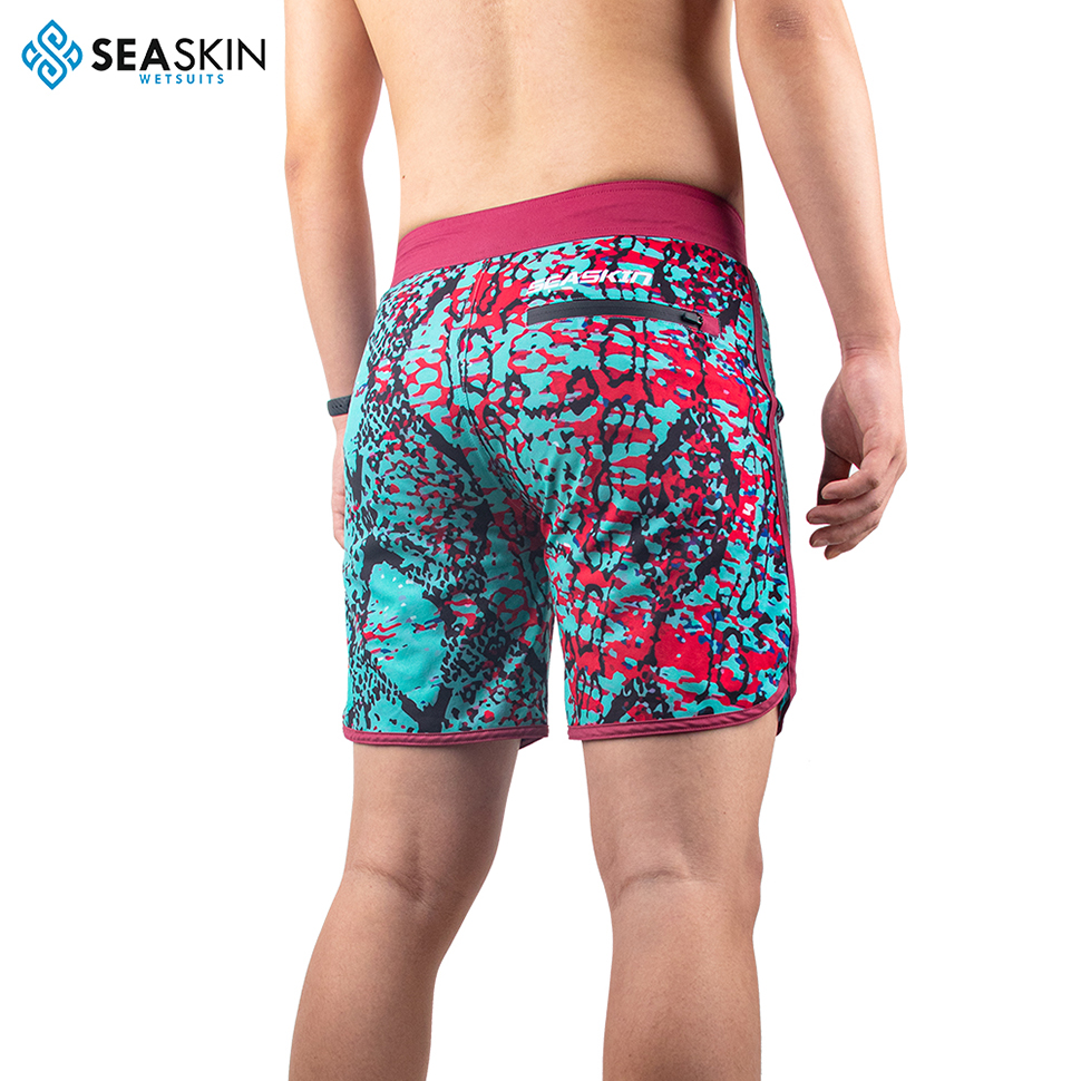 Seaskin -Männer Custom Logo Schwimmstrandshorts