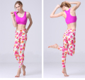 Medida moda mujer brillante lycra polainas los pantalones yoga