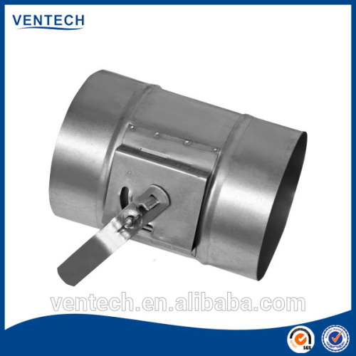 Air vent round duct damper