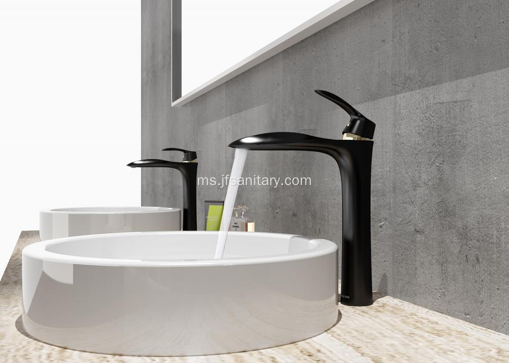 Industri Black Taller Basin Tenggelam Ketik Untuk Bilik Mandi